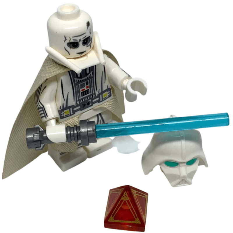 Custom Lego Compatible White Darth Vader Minifig