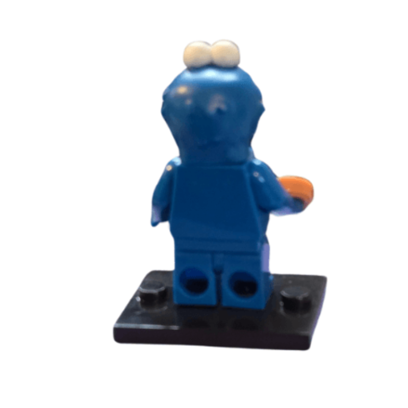 Custom Lego Compatible Sesame Street Cookie Monster Minifig