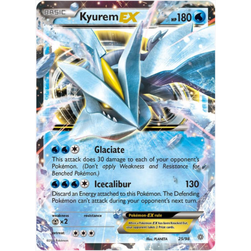 Kyurem EX - XY - Ancient Origins #25/98 (Damaged)