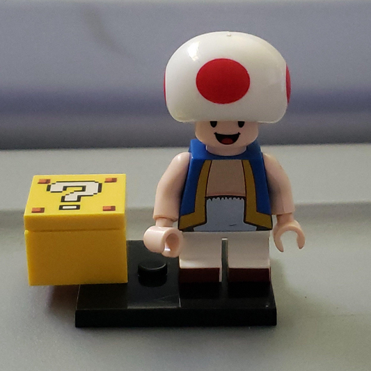 Custom Lego Compatible Toad Minifig