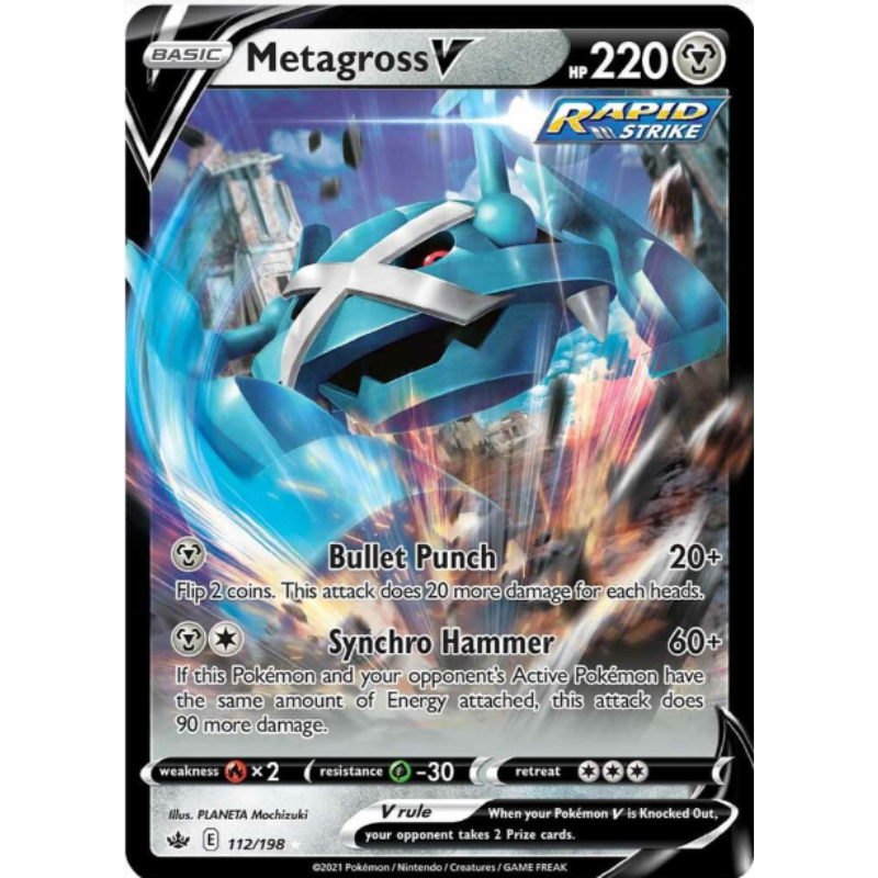 Metagross V - Chilling Reign #112/198