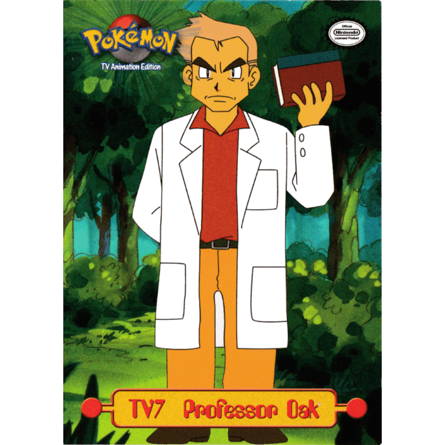 TV7 Professor Oak - Topps Series 1 #TV7