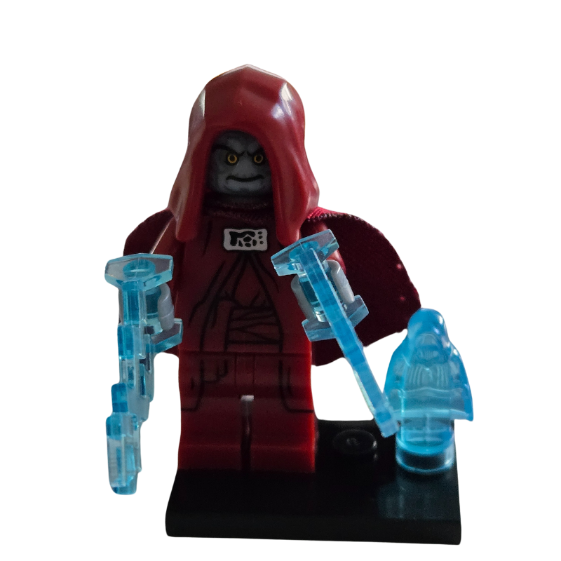 Custom Lego Compatible Darth Sidious Minifig