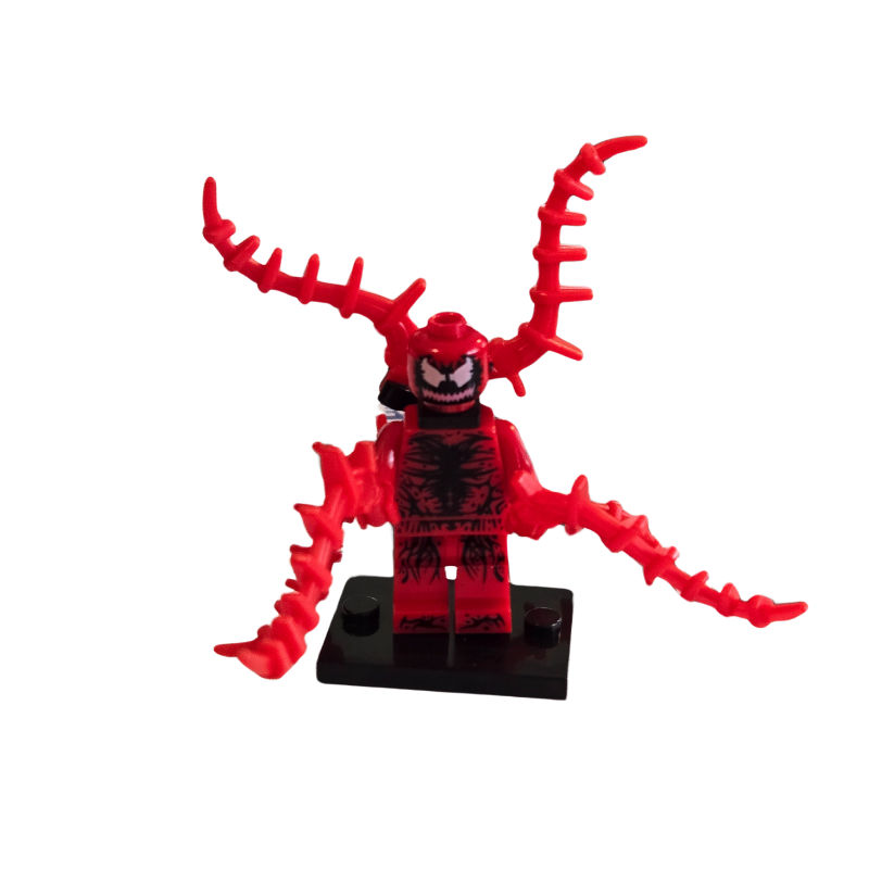 Custom Lego Compatible Carnage Minifig