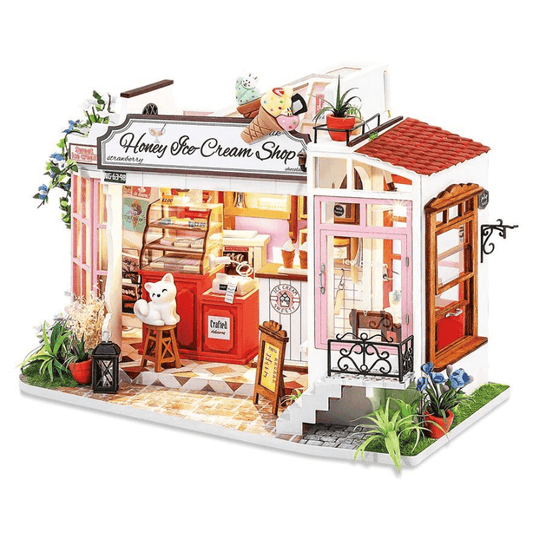 Honey Ice-cream Shop - Rolife DIY Miniature