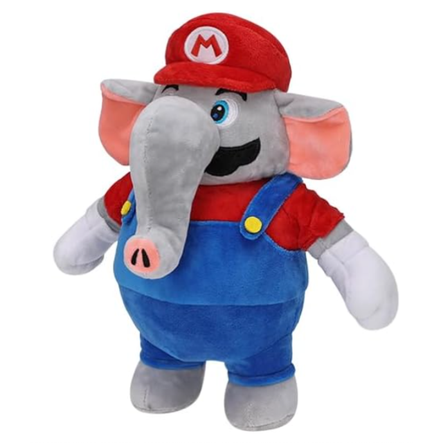 Super Mario Bros. Wonder Elephant Mario Plush 10.5in