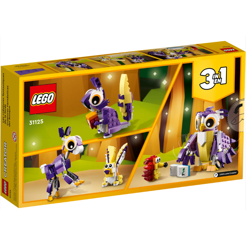 Lego Fantasy Forest Creatures 3in1 creator 31125