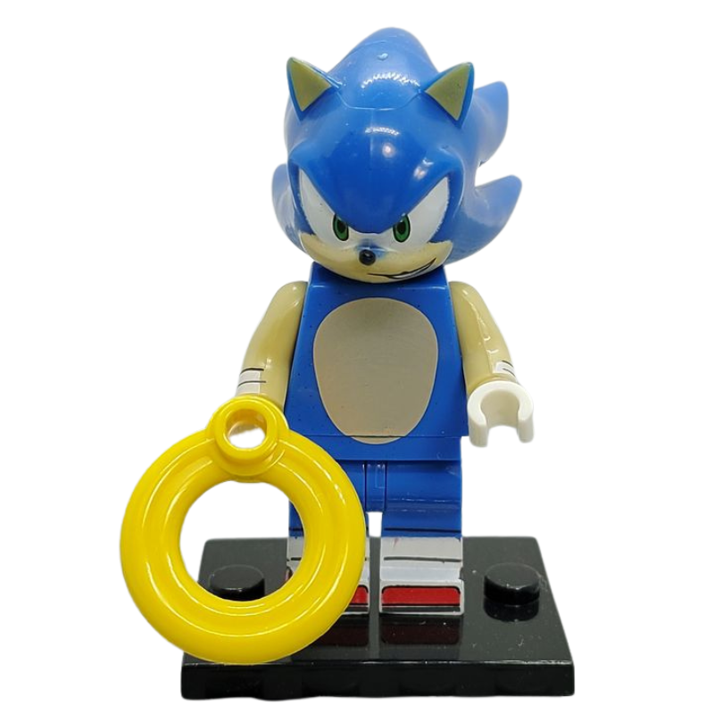 Custom Lego Compatible Sonic Minifig