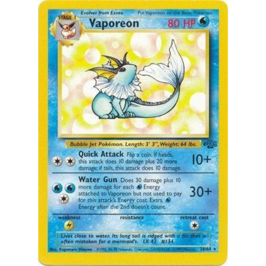 Vaporeon - Jungle #28/64