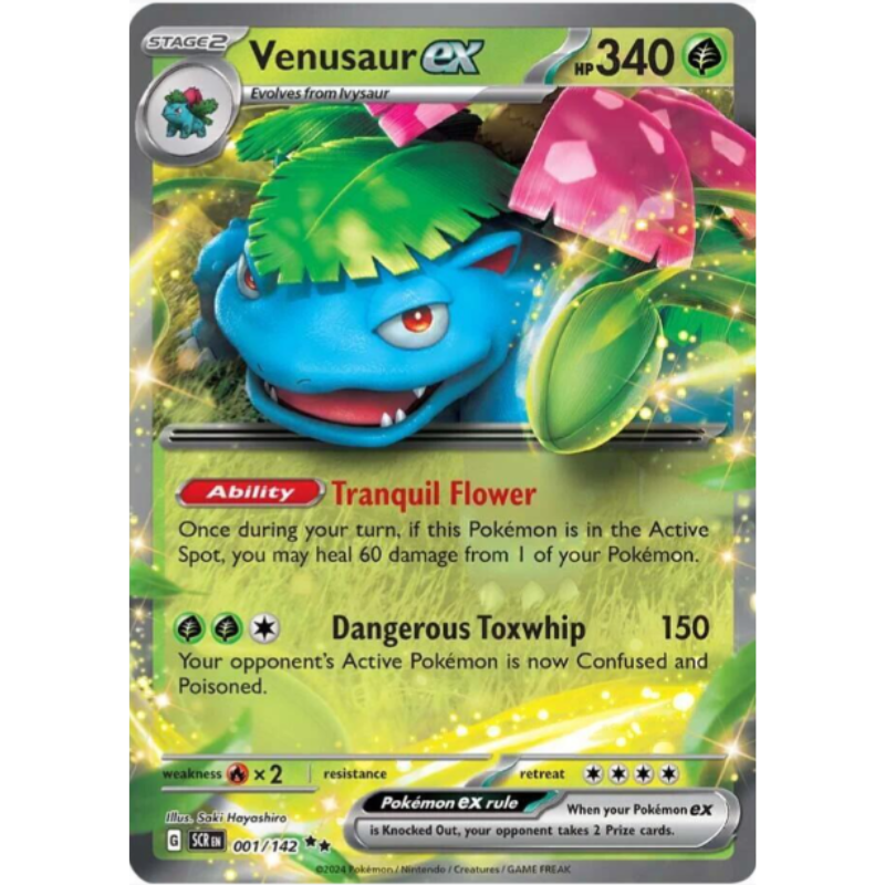 Venusaur ex - Stellar Crown #001/142