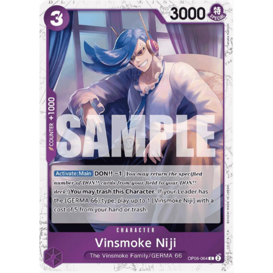 Vinsmoke Niji (Jolly Roger Foil) - Premium Booster -The Best #OP06-064