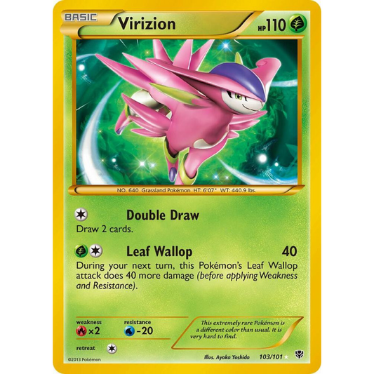 Virizion (Secret) - Plasma Blast #103/101