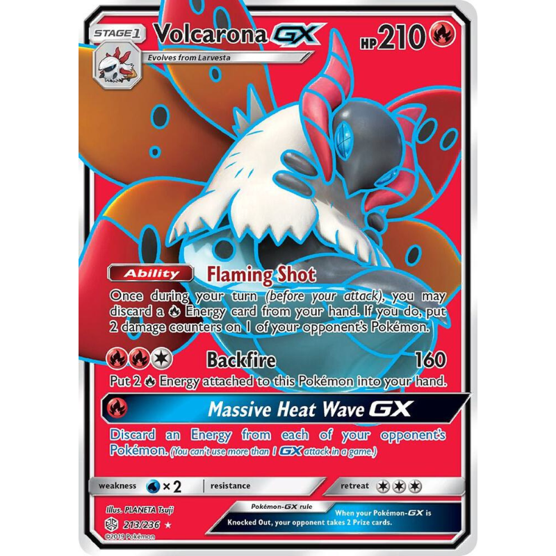 Volcarona GX (Full Art) - Cosmic Eclipse #213/236