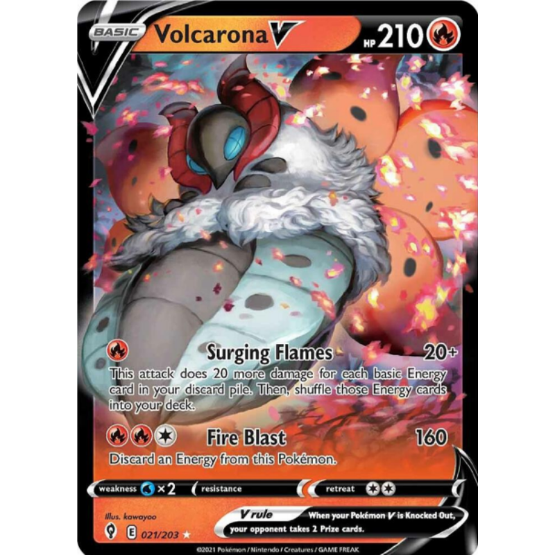 Volcarona V - Evolving Skies #021/203