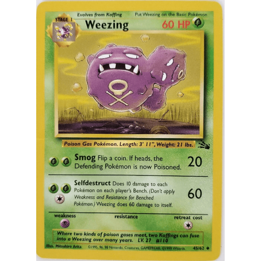 Weezing - Fossil #45/62