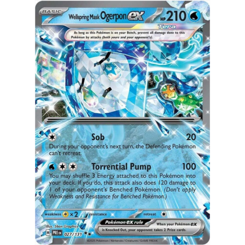 Wellspring Mask Ogerpon ex - Prismatic Evolutions #027/131