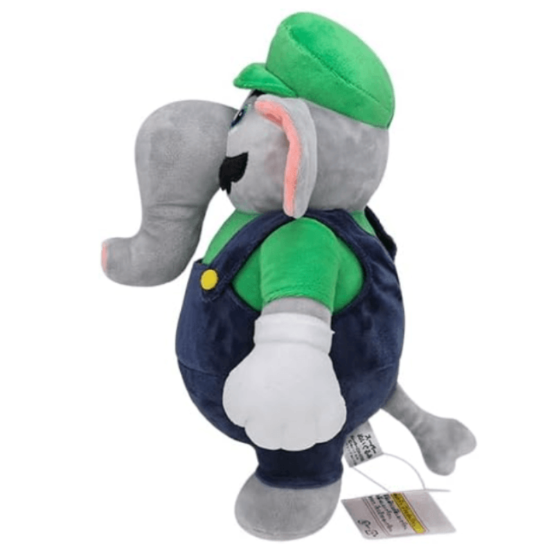 Super Mario Bros. Wonder Elephant Luigi Plush 10.5in