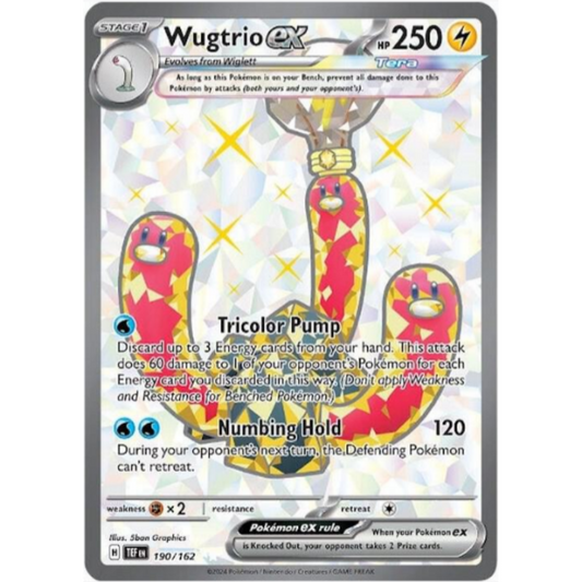 Wugtrio ex - Temporal Forces #190/162