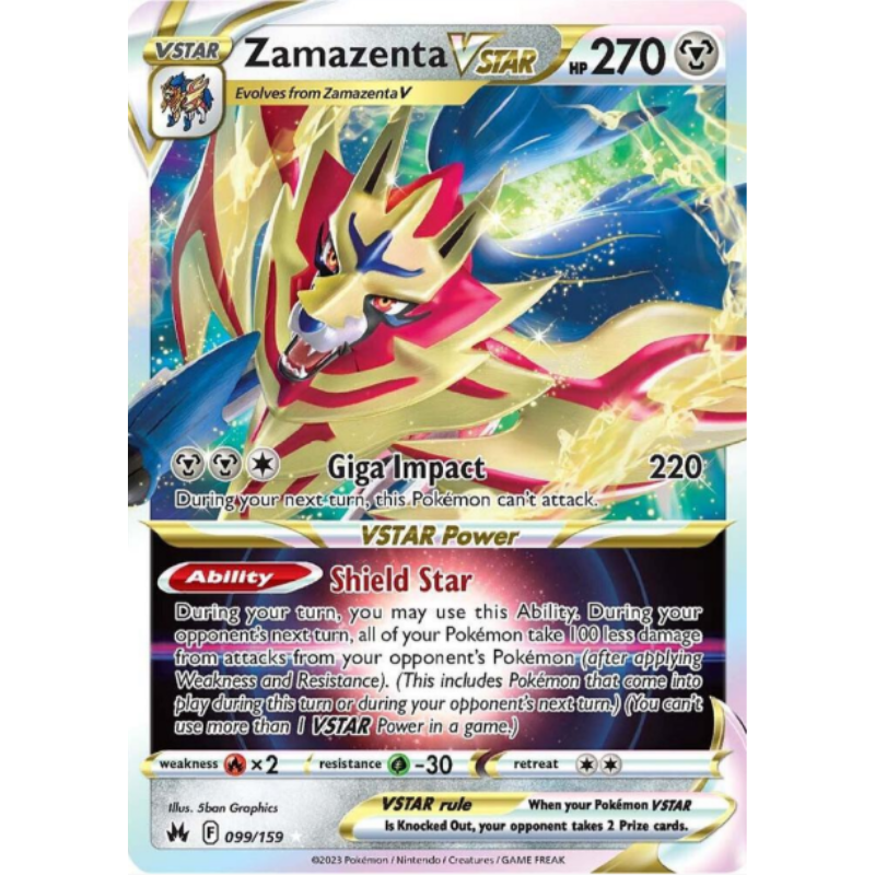 Zamazenta VSTAR - Crown Zenith #099/159