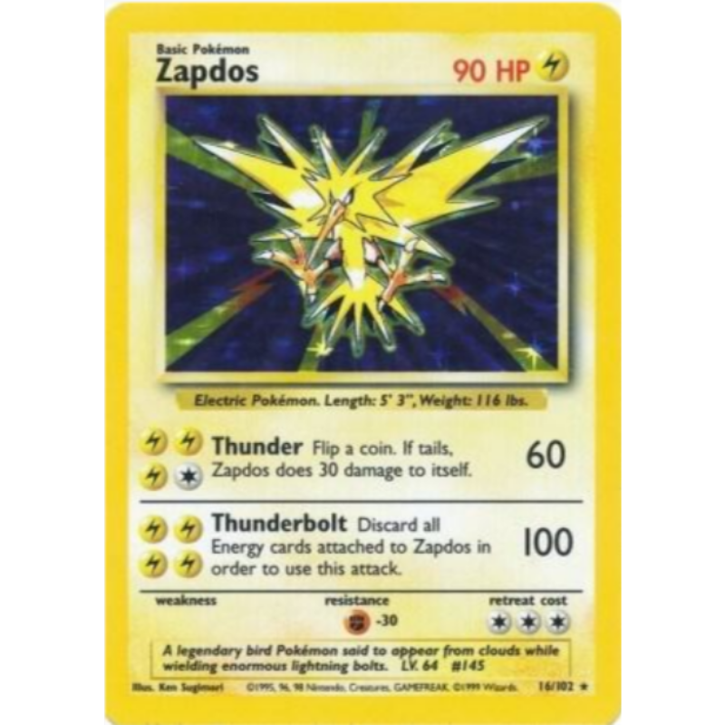 Zapdos - Base Set #016/102