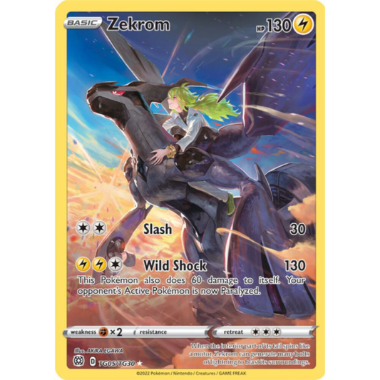 Zekrom - Brilliant Stars Trainer Gallery #TG05/TG30