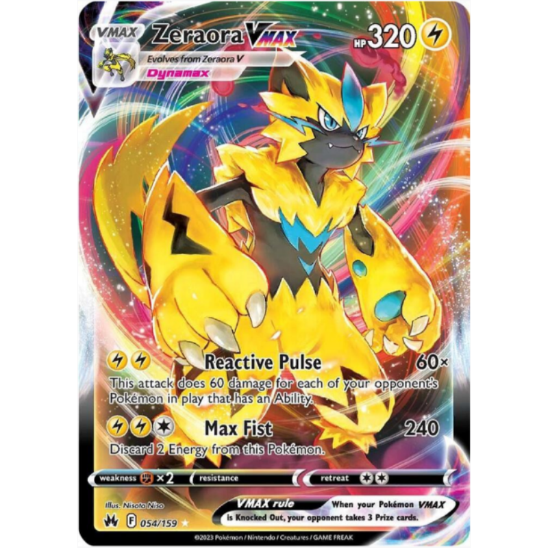 Zeraora VMAX - Crown Zenith #054/159