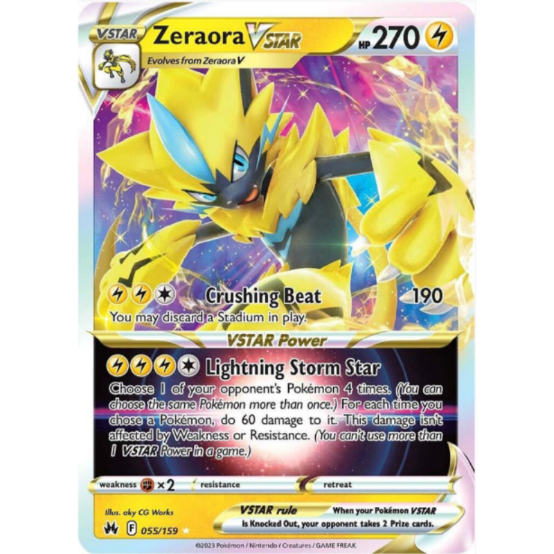 Zeraora VSTAR - Crown Zenith #055/159