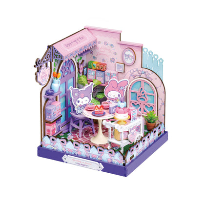 My Melody and Kuromi Tea Party - DIY Miniature House Kit