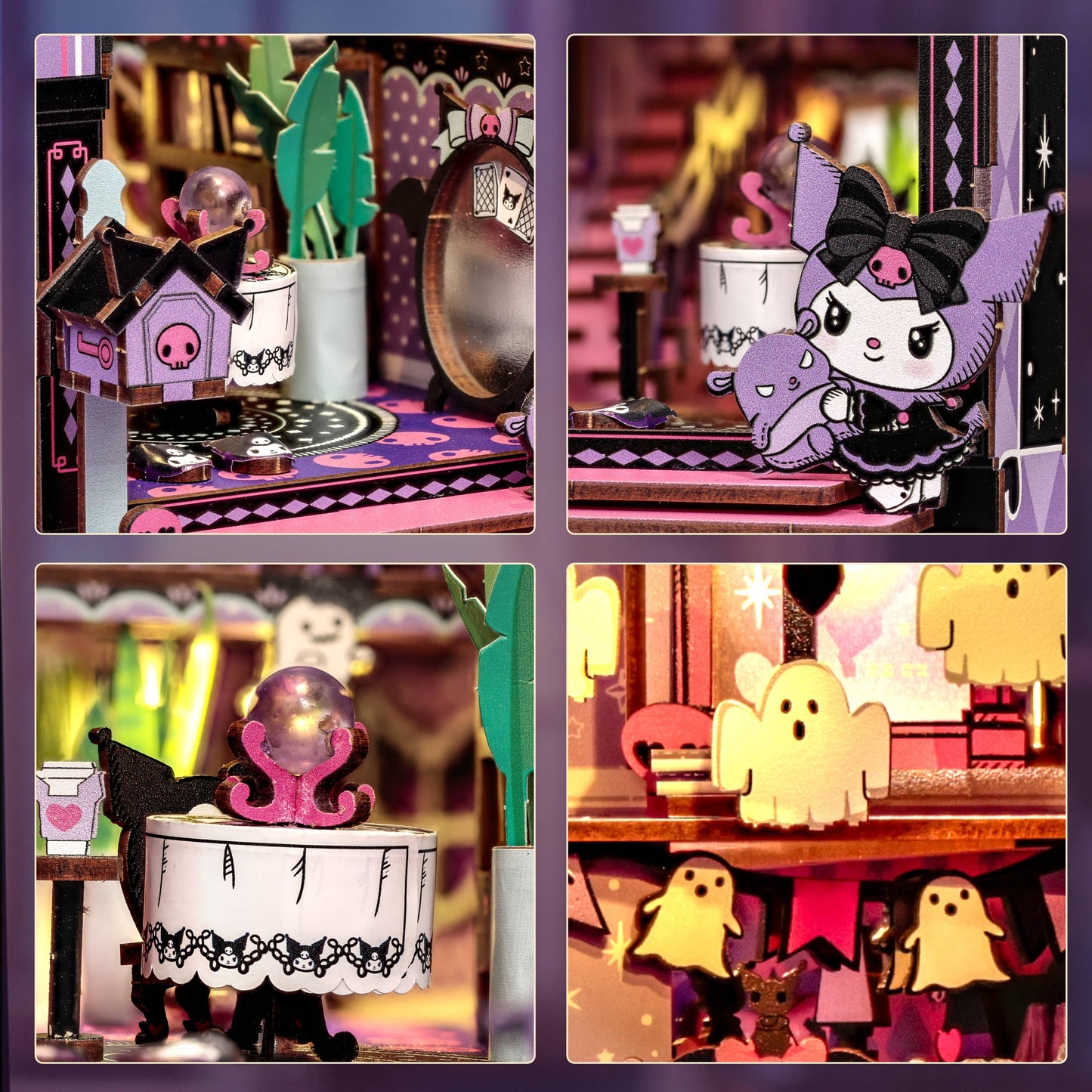 Kuromi Spooky House - DIY Book Nook Kit