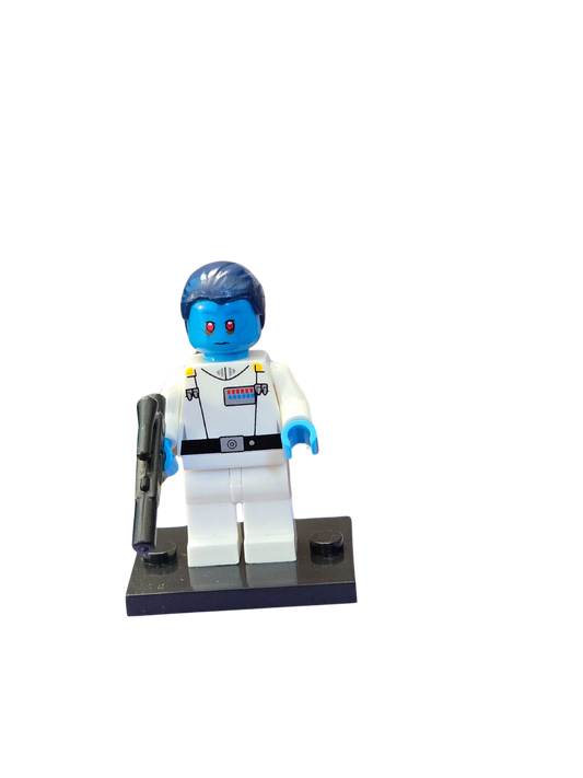 Custom Lego Compatible Grand Admiral Thrawn Minifig