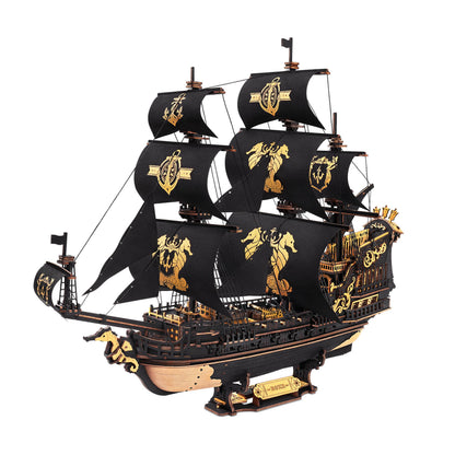 DIY Wooden Puzzle: The Seahorse Barque