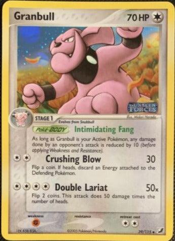Granbull - Unseen Forces #39/115 (Reverse Holo)