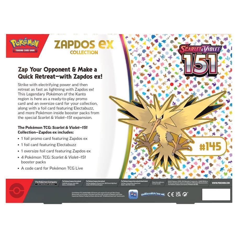 Pokémon Scarlet & Violet: 151 Zapdos Ex Box