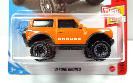 Hot Wheels '21 Ford Bronco Orange #100 100/250 2021 Then and Now 3/10
