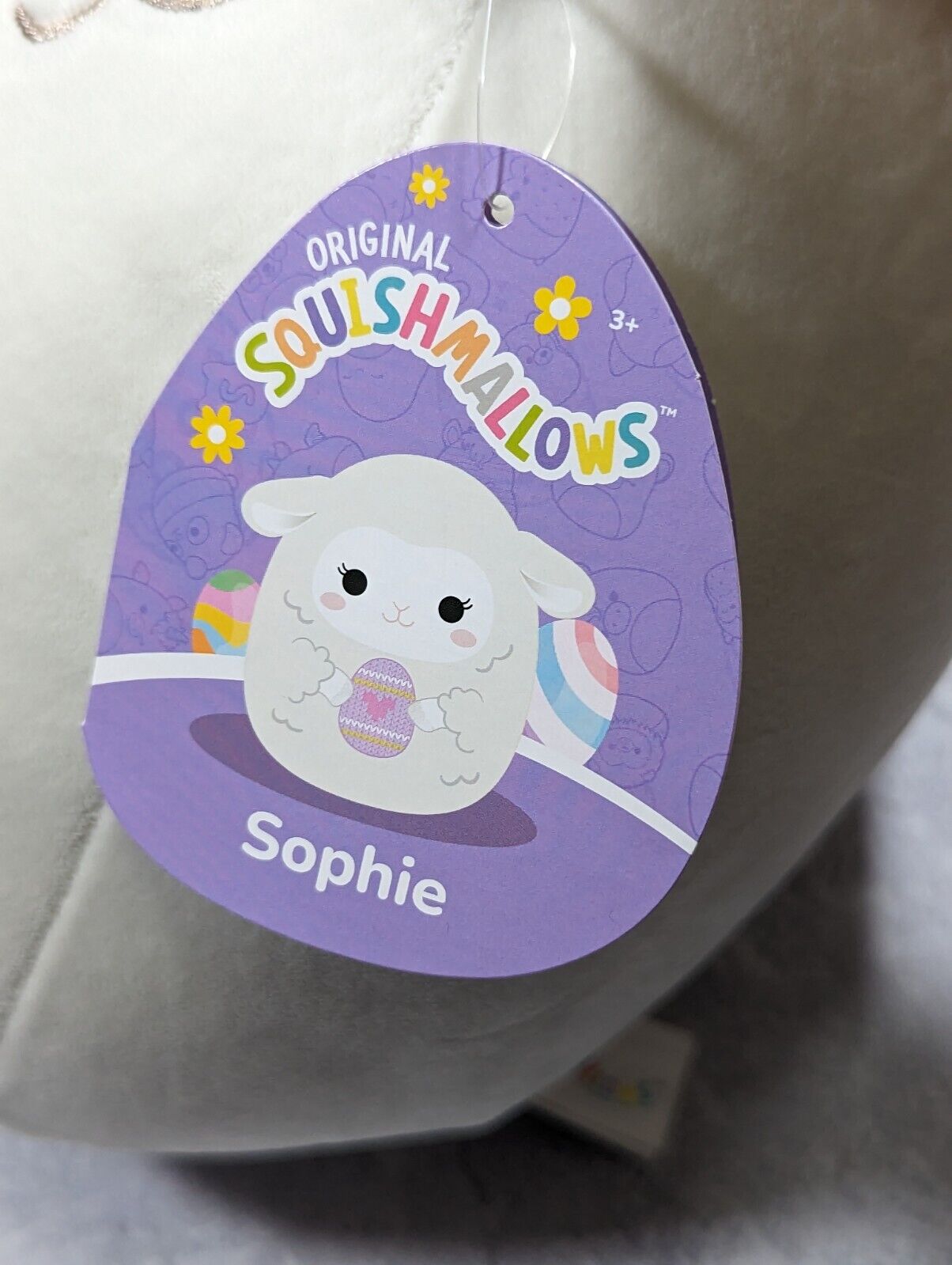 Limited Edition Easter Sophie the Lamb Holding Easter Egg 11in