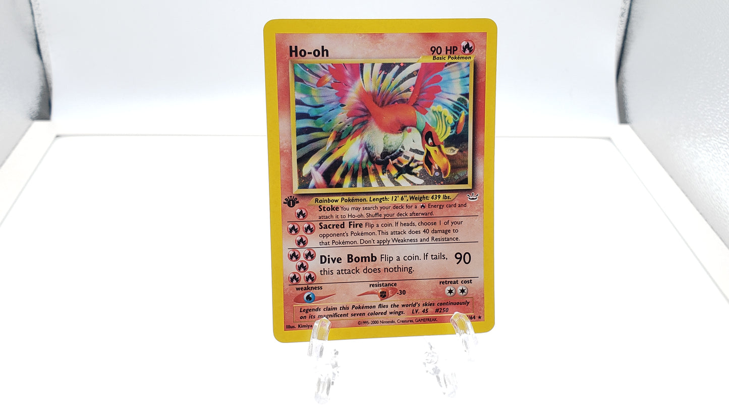 1st edition Ho-oh (7) - Neo Revelation (N3) #07/64 (Lightly Played)