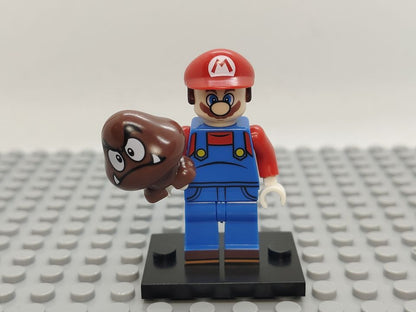 Custom Lego Compatible Mario Minifig