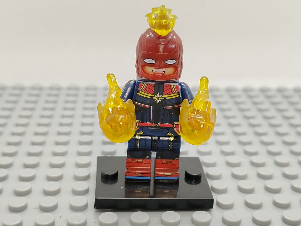 Custom Lego Compatible Captain Marvel Minifig