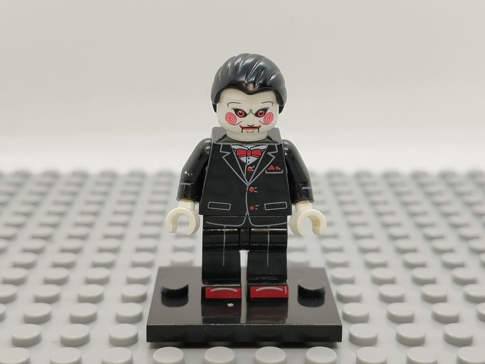 Custom Lego Compatible Billy the Puppet (Saw) Minifig