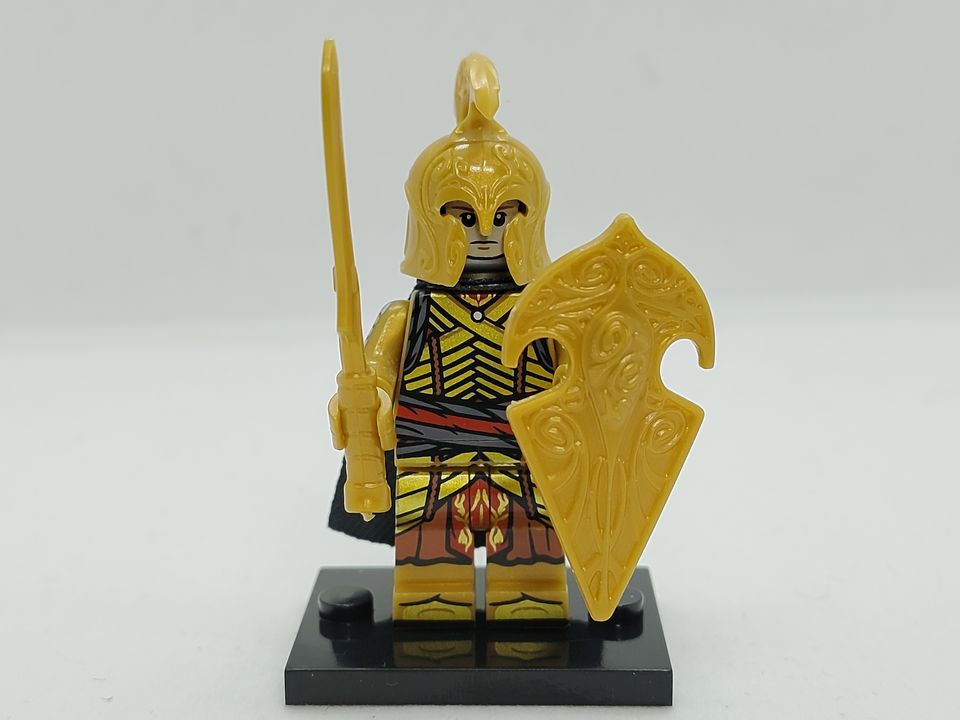 Lego Compatible Lord Of The Rings Galadhrim Warriors Elf Army Minifig - Sword and Shield v2