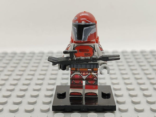 Lego red on sale mandalorian