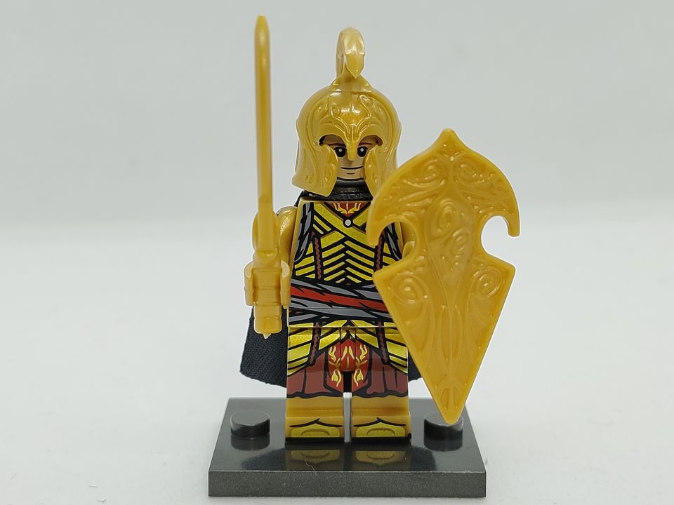 Lego Compatible Lord Of The Rings Galadhrim Warriors Elf Army Minifig - Sword and Shield