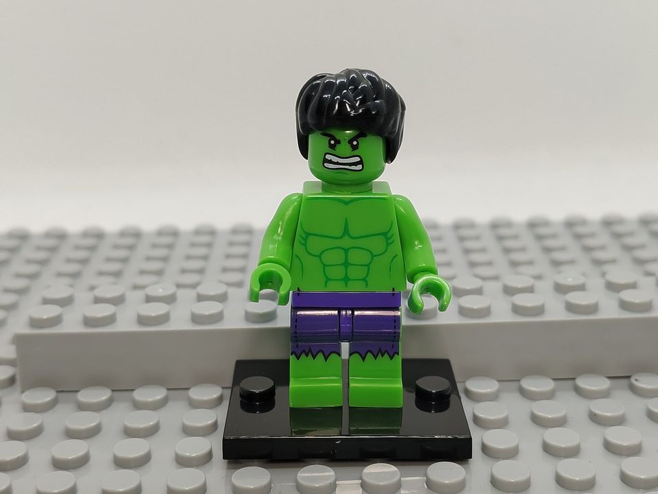 Custom Lego Compatible Hulk Minifig