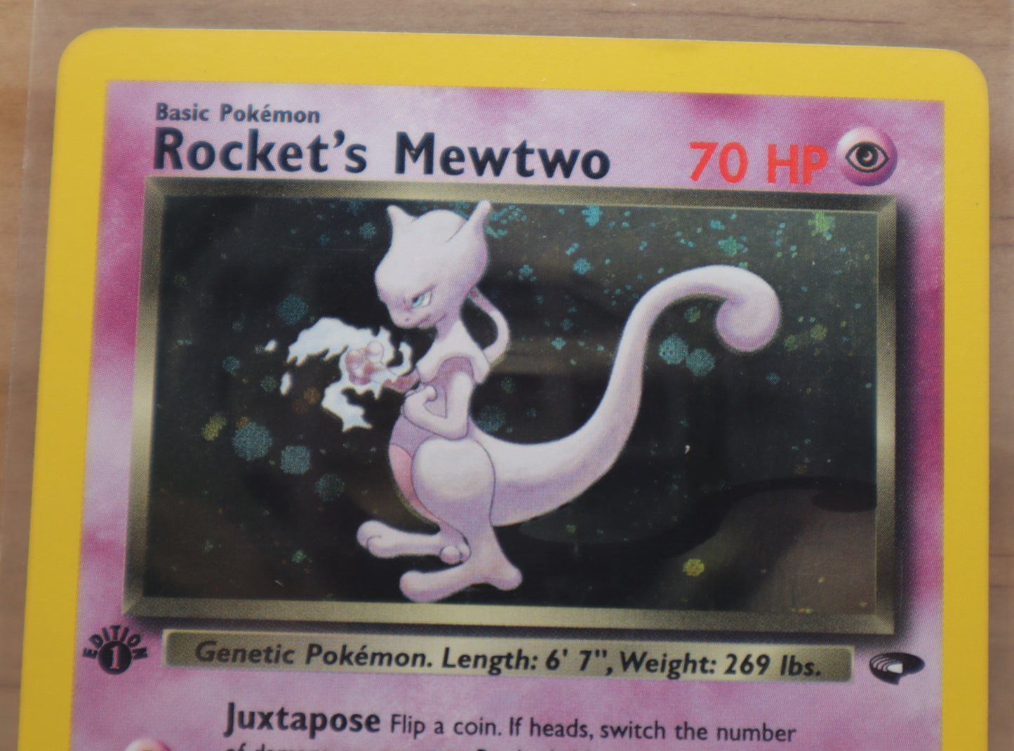1st edition Rocket's Mewtwo - Gym Challenge #014/132 (Lightly Played)