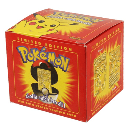 Limited Edition 1999 Burger King Pikachu Gold Card #25