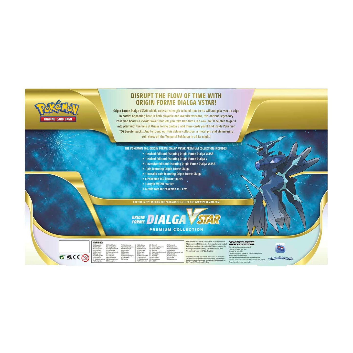 Pokémon Origin Form Dialga VSTAR Premium Collection Box