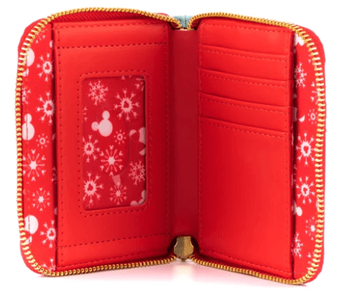 Loungefly - Mickey / Minnie Snowman Zip Around Wallet