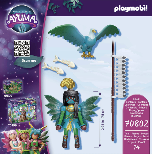Playmobil - Adventures Of Ayuma Felia Knight Fairy with Soul Animal 70802