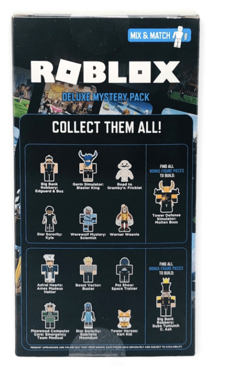 Roblox Action Collection - Road to Gramby's: Fricklet Deluxe Blind Figure +  Two Mystery Figure Bundle [Includes 3 Virtual Item Codes] 