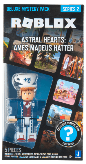 Roblox - Astral Hearts: Ames Madeus Hatter Deluxe Mystery Pack - Series 2